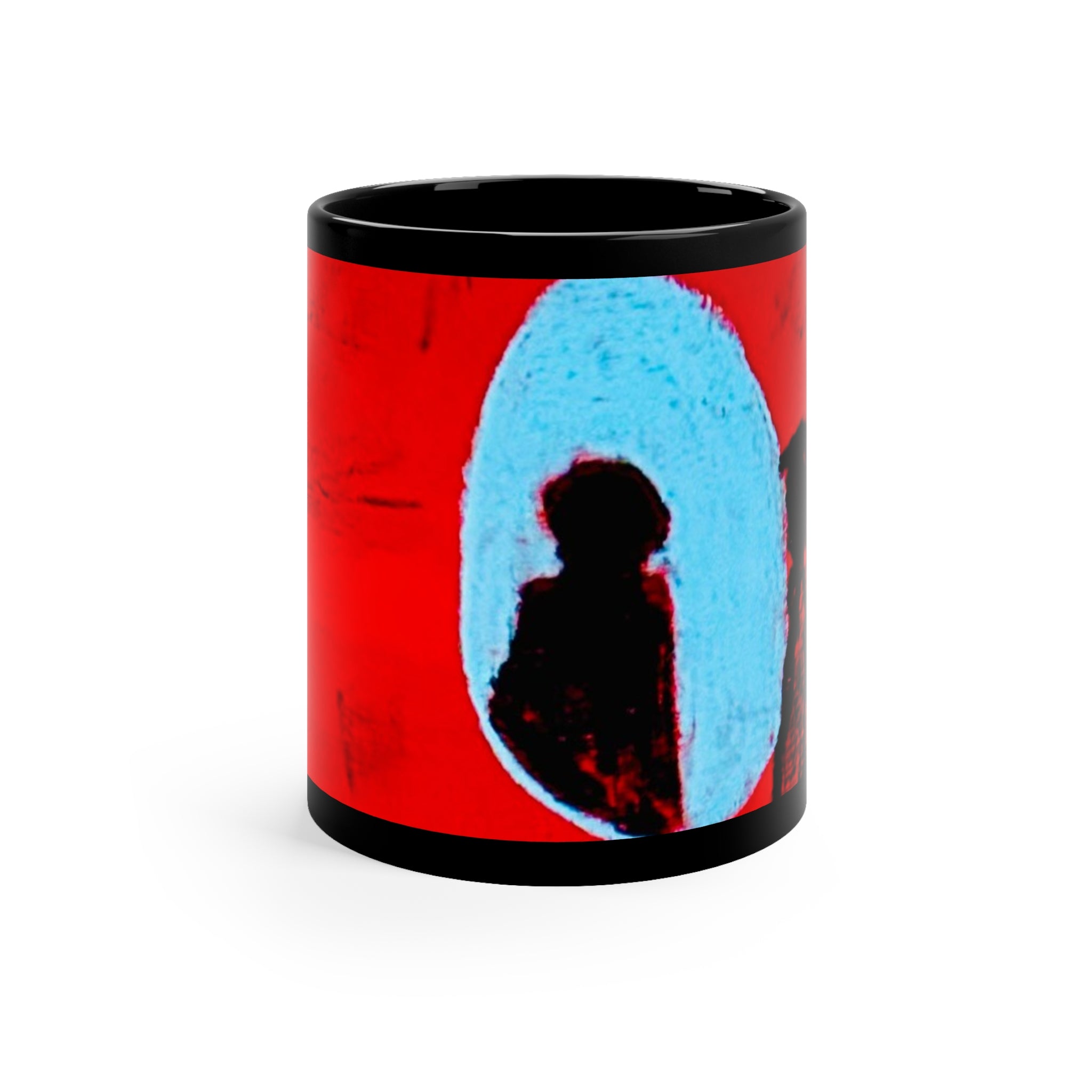 Black Coffee Mug, 11oz