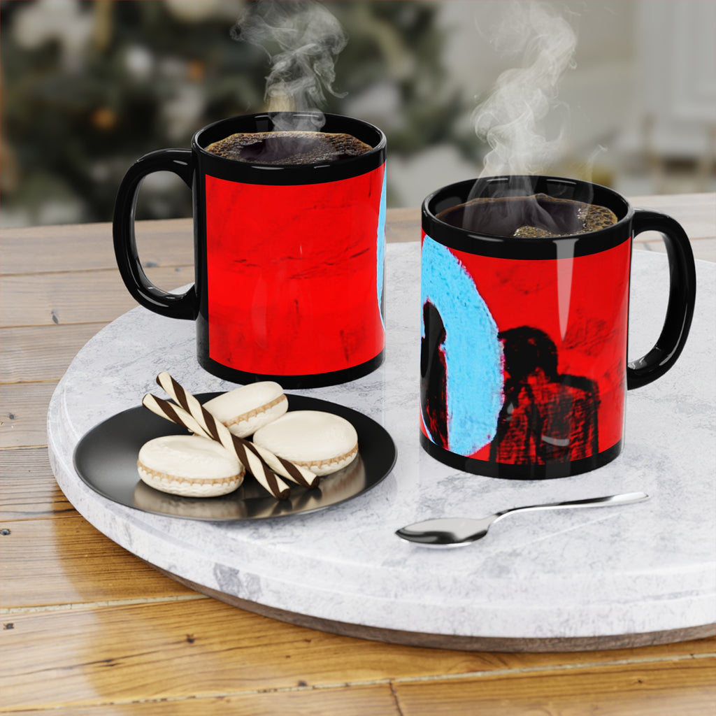 Black Coffee Mug, 11oz